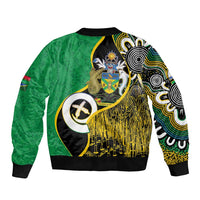 Australian South Sea Islanders National Recognition Day Sleeve Zip Bomber Jacket Solomon Islands And Vanuatu Culture LT14 - Polynesian Pride