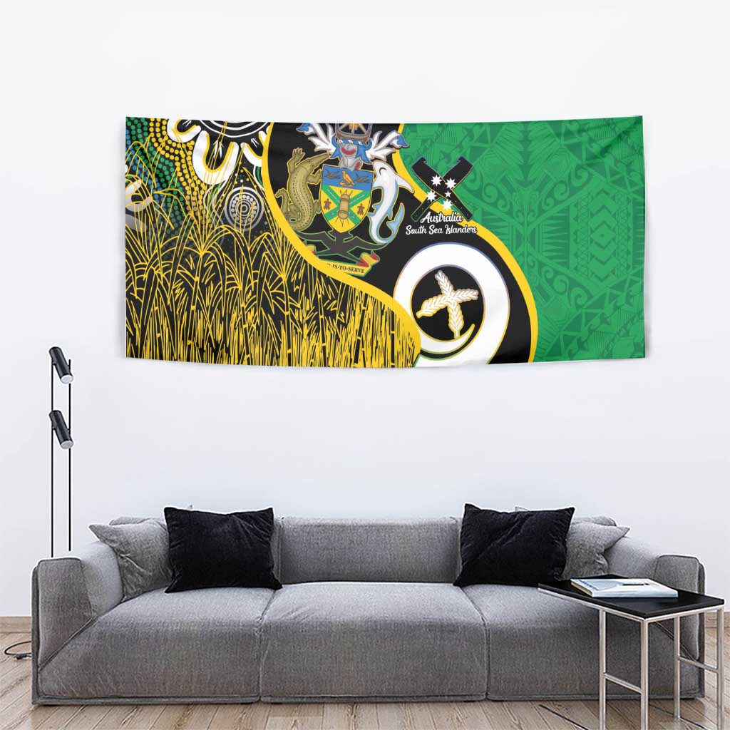 Australian South Sea Islanders National Recognition Day Tapestry Solomon Islands And Vanuatu Culture LT14 - Polynesian Pride
