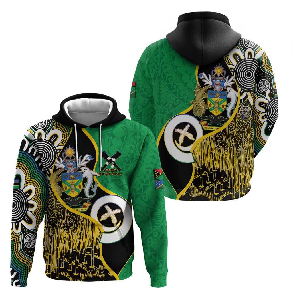 Australian South Sea Islanders National Recognition Day Zip Hoodie Solomon Islands And Vanuatu Culture LT14 - Polynesian Pride