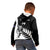 Personalised New Zealand Silver Fern Rugby Kid Hoodie All Black Go Champions Maori Pattern LT14