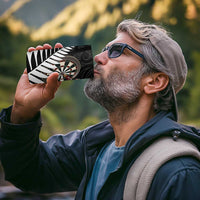 Personalised New Zealand Darts 4 in 1 Can Cooler Tumbler Silver Fern Aotearoa Maori Pattern - Polynesian Pride
