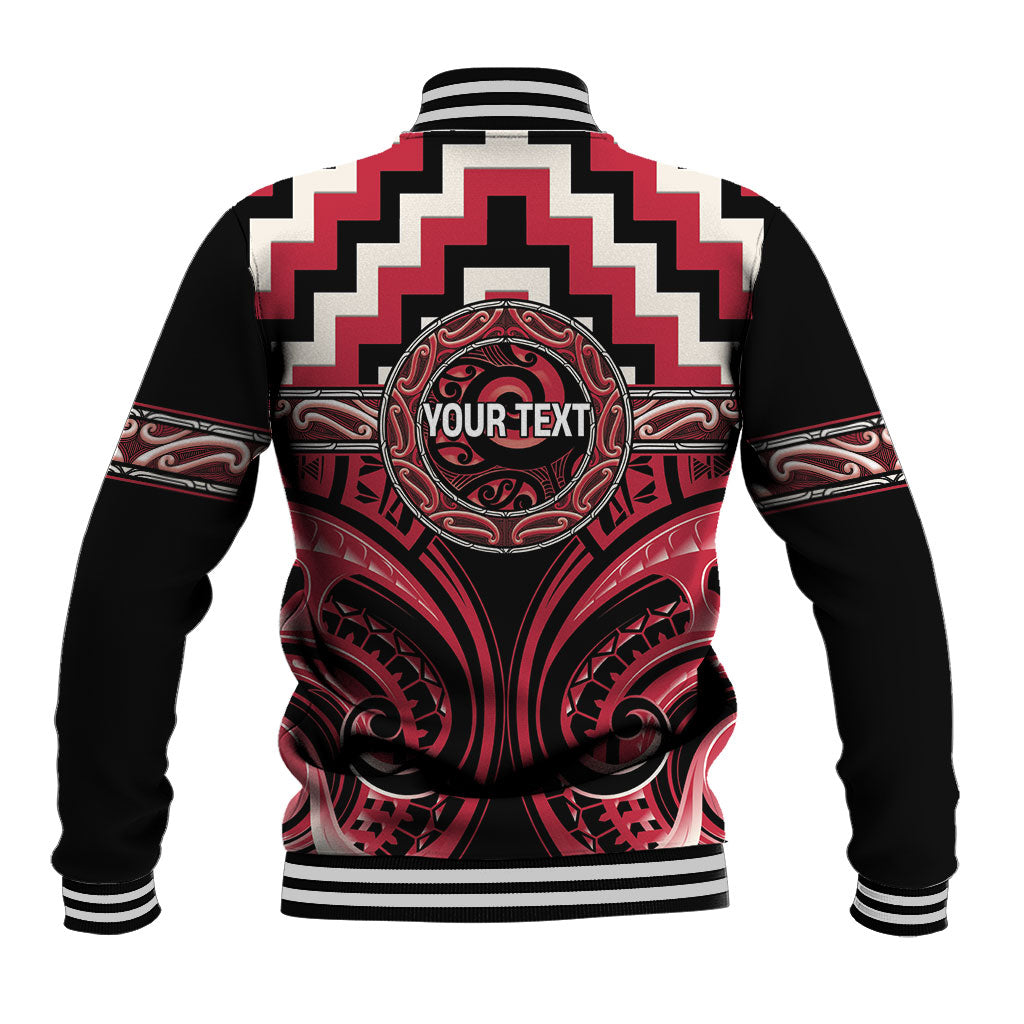 Aotearoa Ngai Te Rangi Personalised Baseball Jacket Maori Iwi Poutama Puhoro Tattoo LT14 - Polynesian Pride