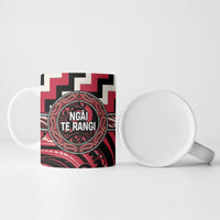 Aotearoa Ngai Te Rangi Personalised Ceramic Mug Maori Iwi Poutama Puhoro Tattoo LT14 - Polynesian Pride