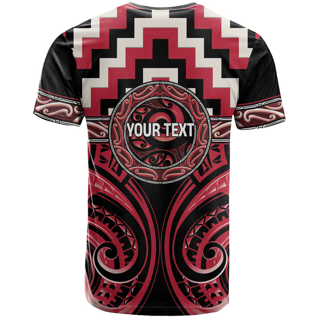 Aotearoa Ngai Te Rangi Personalised T Shirt Maori Iwi Poutama Puhoro Tattoo LT14 - Polynesian Pride