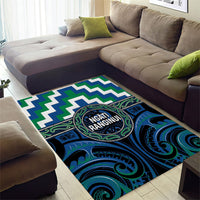 Aotearoa Ngati Ranginui Area Rug Maori Iwi Poutama Puhoro Tattoo LT14 - Polynesian Pride