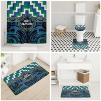Aotearoa Ngati Ranginui Bathroom Set Maori Iwi Poutama Puhoro Tattoo LT14 - Polynesian Pride