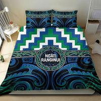 Aotearoa Ngati Ranginui Bedding Set Maori Iwi Poutama Puhoro Tattoo LT14 - Polynesian Pride