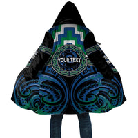 Aotearoa Ngati Ranginui Personalised Cloak Maori Iwi Poutama Puhoro Tattoo LT14 Unisex Green - Polynesian Pride
