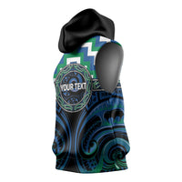 Aotearoa Ngati Ranginui Personalised Sleeveless Hoodie Maori Iwi Poutama Puhoro Tattoo LT14 - Polynesian Pride