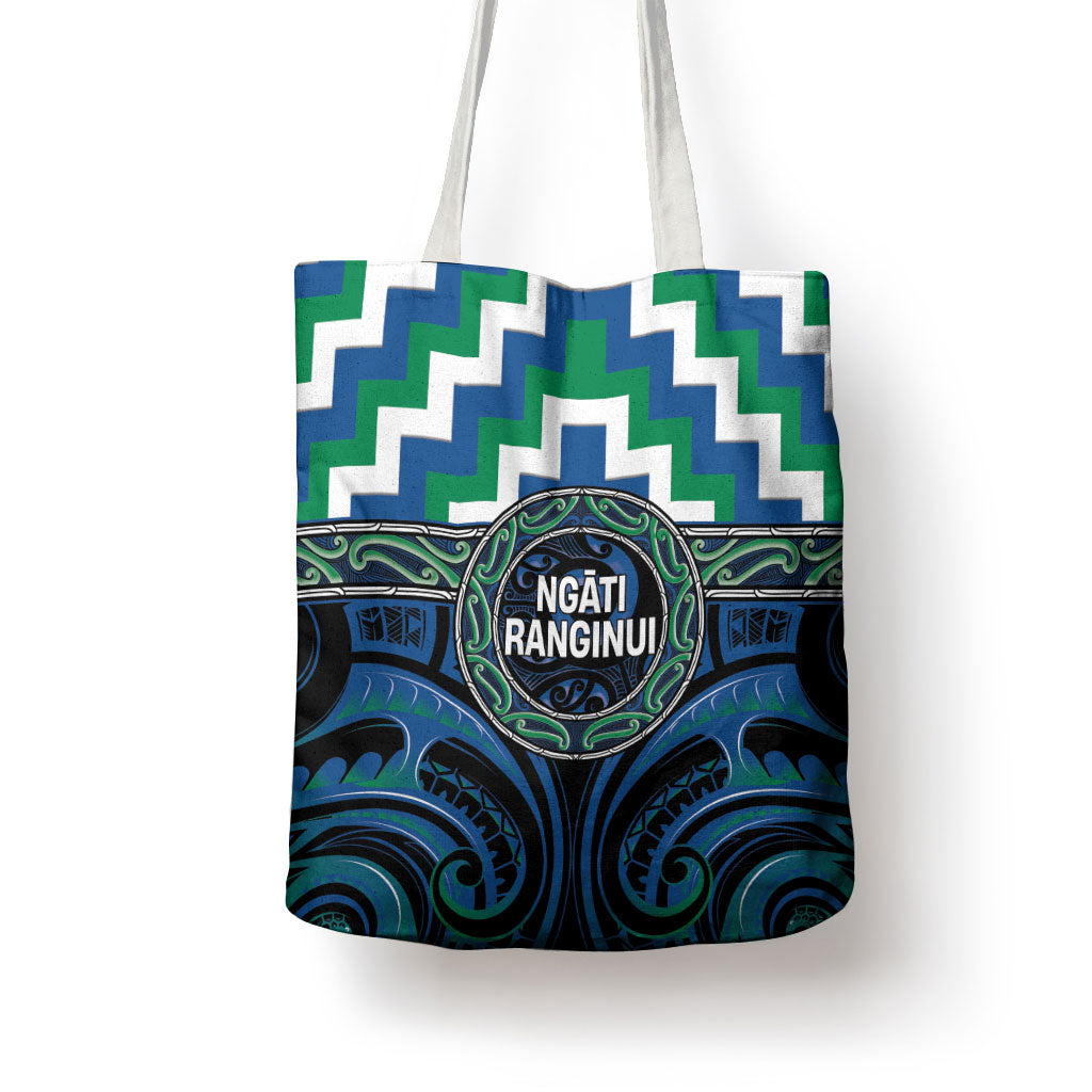 Aotearoa Ngati Ranginui Tote Bag Maori Iwi Poutama Puhoro Tattoo LT14 - Polynesian Pride