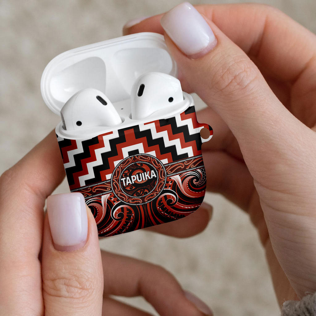 Aotearoa Tapuika AirPods Case Maori Iwi Poutama Puhoro Tattoo LT14 - Polynesian Pride