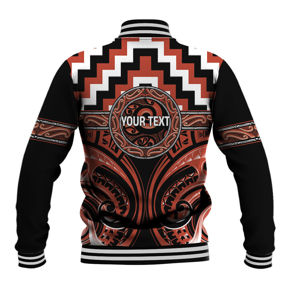 Aotearoa Tapuika Personalised Baseball Jacket Maori Iwi Poutama Puhoro Tattoo LT14 - Polynesian Pride