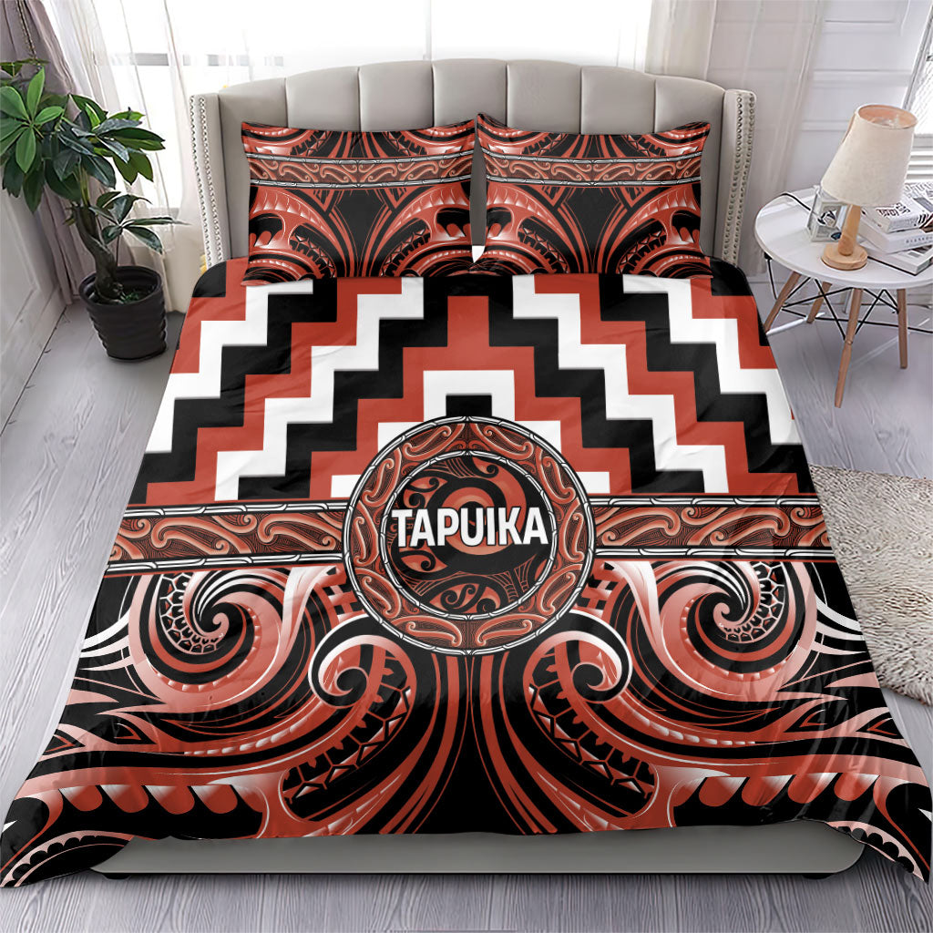 Aotearoa Tapuika Bedding Set Maori Iwi Poutama Puhoro Tattoo LT14 - Polynesian Pride