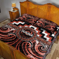 Aotearoa Tapuika Quilt Bed Set Maori Iwi Poutama Puhoro Tattoo LT14 - Polynesian Pride