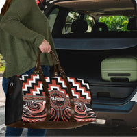 Aotearoa Tapuika Travel Bag Maori Iwi Poutama Puhoro Tattoo LT14 - Polynesian Pride