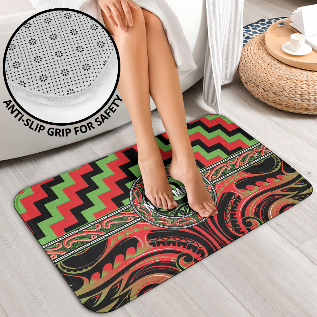 Aotearoa Ngati Maru Bathroom Set Maori Iwi Poutama Puhoro Tattoo LT14 - Polynesian Pride