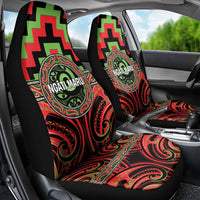 Aotearoa Ngati Maru Car Seat Cover Maori Iwi Poutama Puhoro Tattoo LT14 - Polynesian Pride