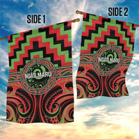 Aotearoa Ngati Maru Garden Flag Maori Iwi Poutama Puhoro Tattoo LT14 - Polynesian Pride