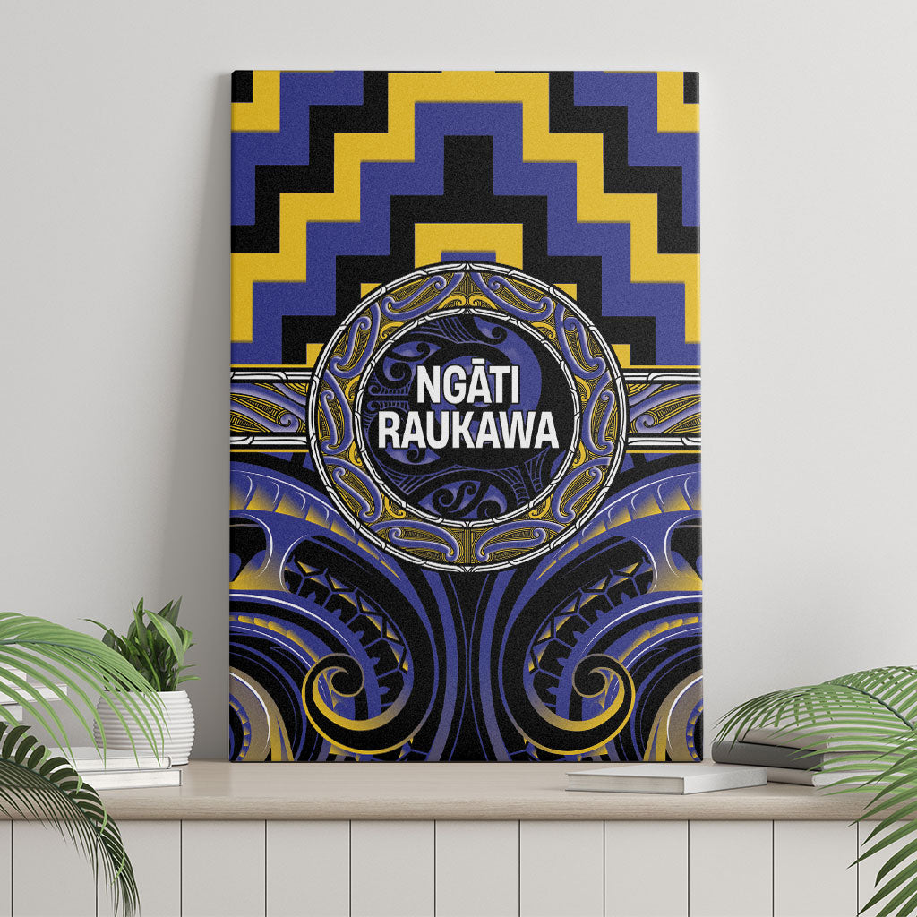 Aotearoa Ngati Raukawa Canvas Wall Art Maori Iwi Poutama Puhoro Tattoo LT14 - Polynesian Pride