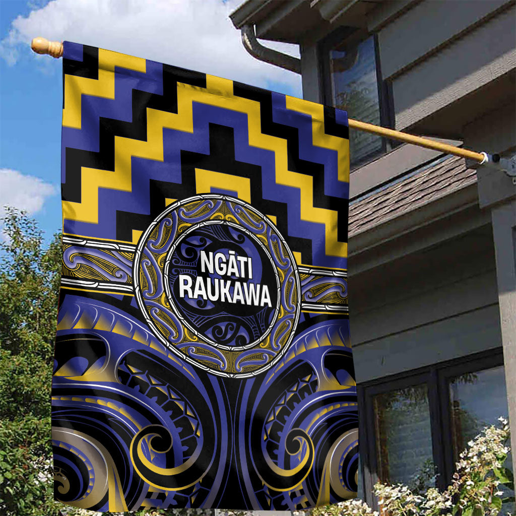 Aotearoa Ngati Raukawa Garden Flag Maori Iwi Poutama Puhoro Tattoo LT14 - Polynesian Pride