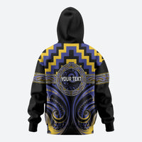 Aotearoa Ngati Raukawa Personalised Hoodie Maori Iwi Poutama Puhoro Tattoo LT14 - Polynesian Pride