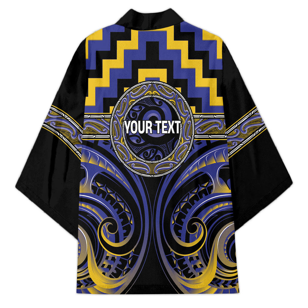Aotearoa Ngati Raukawa Personalised Kimono Maori Iwi Poutama Puhoro Tattoo LT14 - Polynesian Pride