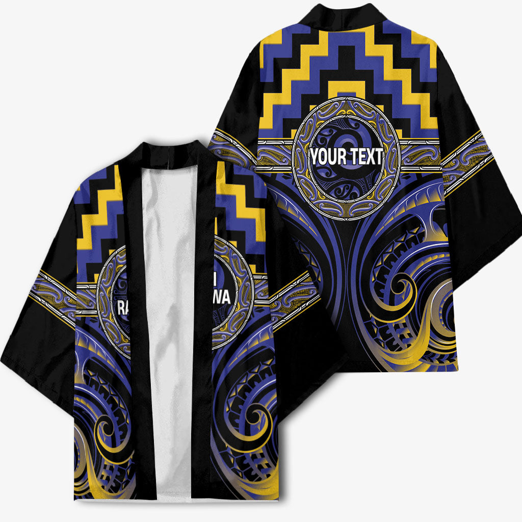 Aotearoa Ngati Raukawa Personalised Kimono Maori Iwi Poutama Puhoro Tattoo LT14 - Polynesian Pride
