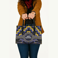 Aotearoa Ngati Raukawa Leather Bag Maori Iwi Poutama Puhoro Tattoo LT14 - Polynesian Pride