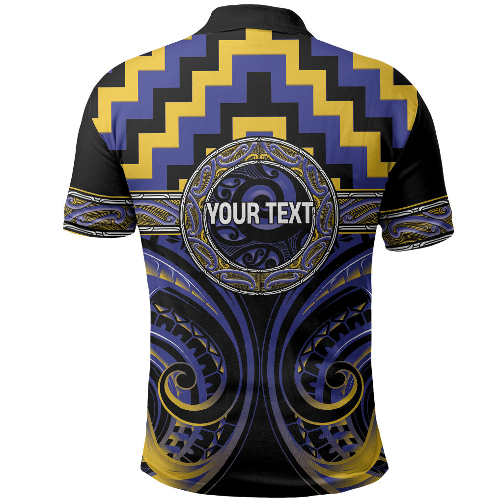 Aotearoa Ngati Raukawa Personalised Polo Shirt Maori Iwi Poutama Puhoro Tattoo LT14 - Polynesian Pride
