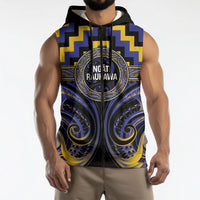 Aotearoa Ngati Raukawa Personalised Sleeveless Zip Hoodie Maori Iwi Poutama Puhoro Tattoo LT14 - Polynesian Pride
