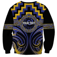 Aotearoa Ngati Raukawa Personalised Sweatshirt Maori Iwi Poutama Puhoro Tattoo LT14 - Polynesian Pride