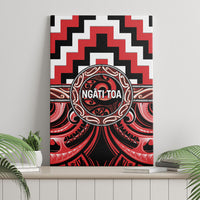 Aotearoa Ngati Toa Canvas Wall Art Maori Iwi Poutama Puhoro Tattoo LT14 - Polynesian Pride