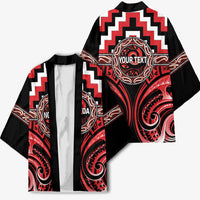 Aotearoa Ngati Toa Personalised Kimono Maori Iwi Poutama Puhoro Tattoo LT14 - Polynesian Pride