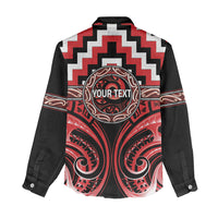Aotearoa Ngati Toa Personalised Women Casual Shirt Maori Iwi Poutama Puhoro Tattoo LT14 - Polynesian Pride
