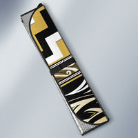Aotearoa Ngati Tama Auto Sun Shade Maori Iwi Poutama Puhoro Tattoo LT14 - Polynesian Pride