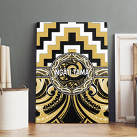 Aotearoa Ngati Tama Canvas Wall Art Maori Iwi Poutama Puhoro Tattoo LT14 - Polynesian Pride