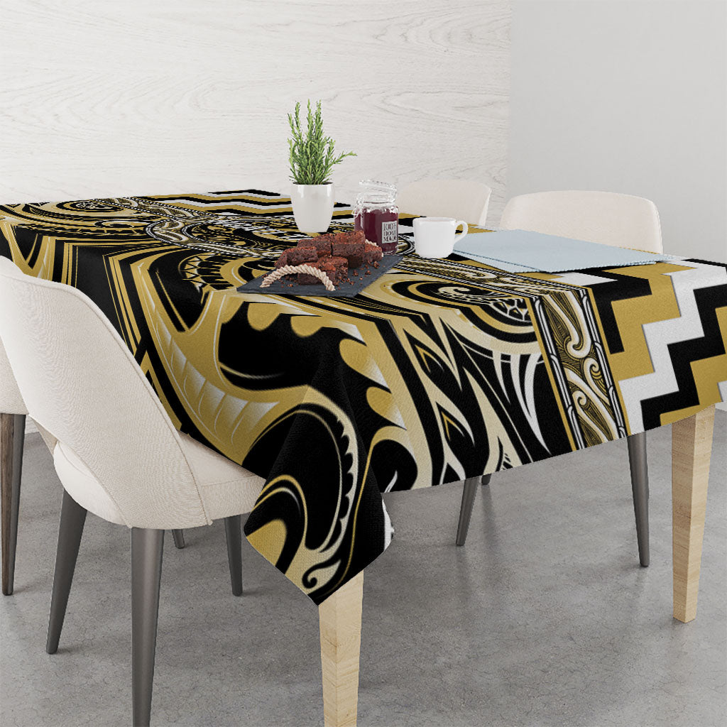 Aotearoa Ngati Tama Tablecloth Maori Iwi Poutama Puhoro Tattoo LT14 - Polynesian Pride