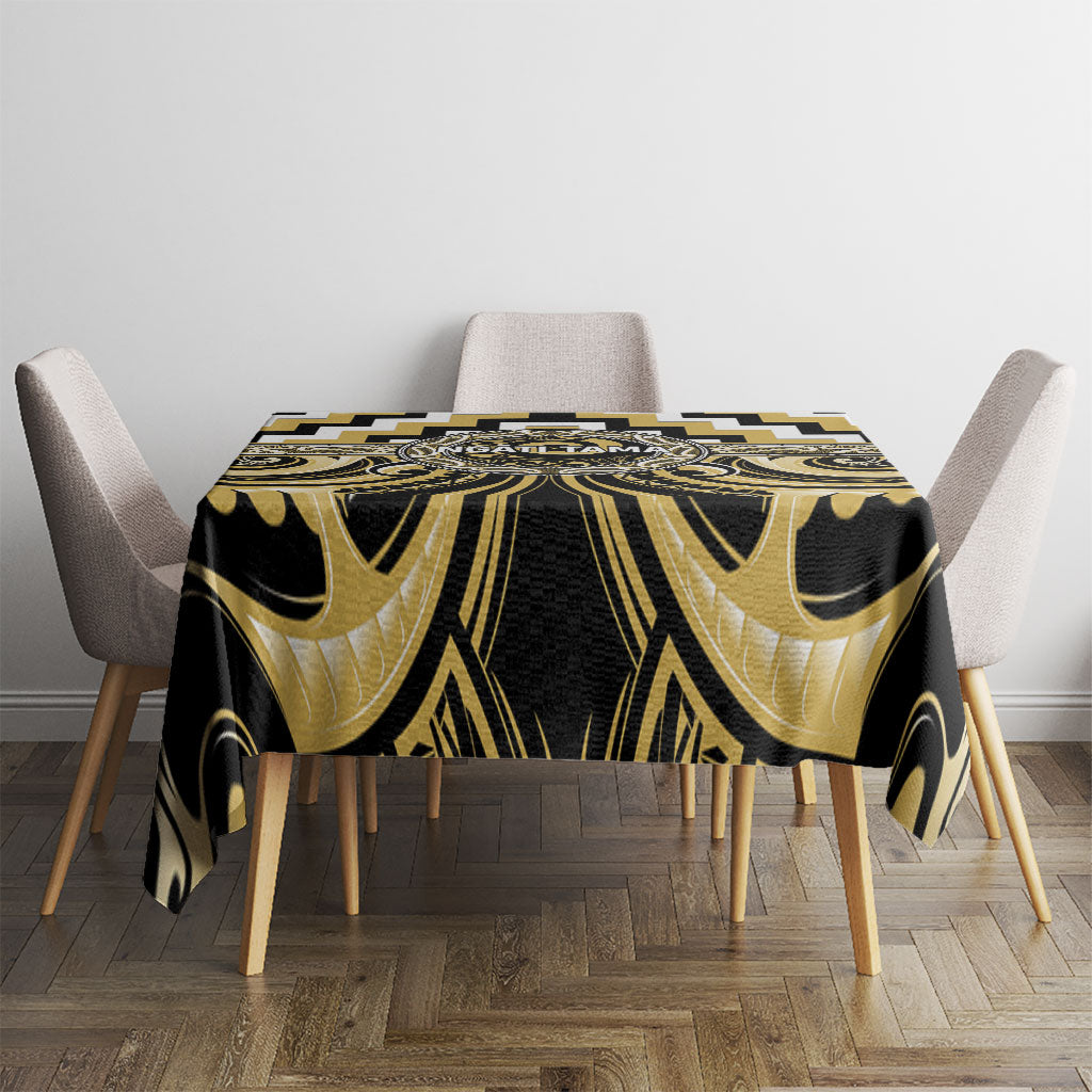 Aotearoa Ngati Tama Tablecloth Maori Iwi Poutama Puhoro Tattoo LT14 - Polynesian Pride