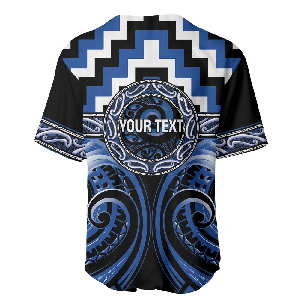 Aotearoa Ngati Ruanui Personalised Baseball Jersey Maori Iwi Poutama Puhoro Tattoo LT14 - Polynesian Pride
