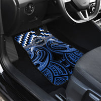 Aotearoa Ngati Ruanui Personalised Car Mats Maori Iwi Poutama Puhoro Tattoo LT14 - Polynesian Pride