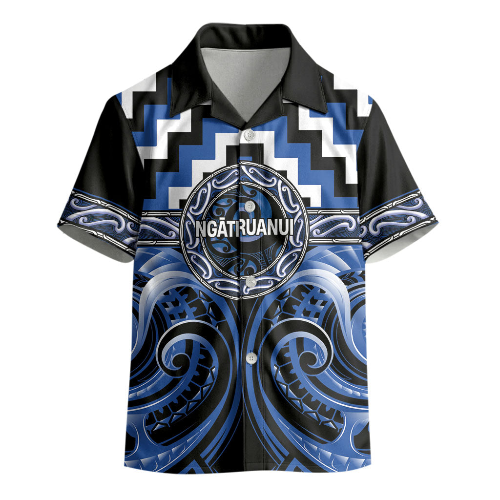 Aotearoa Ngati Ruanui Personalised Kid Hawaiian Shirt Maori Iwi Poutama Puhoro Tattoo LT14 - Polynesian Pride