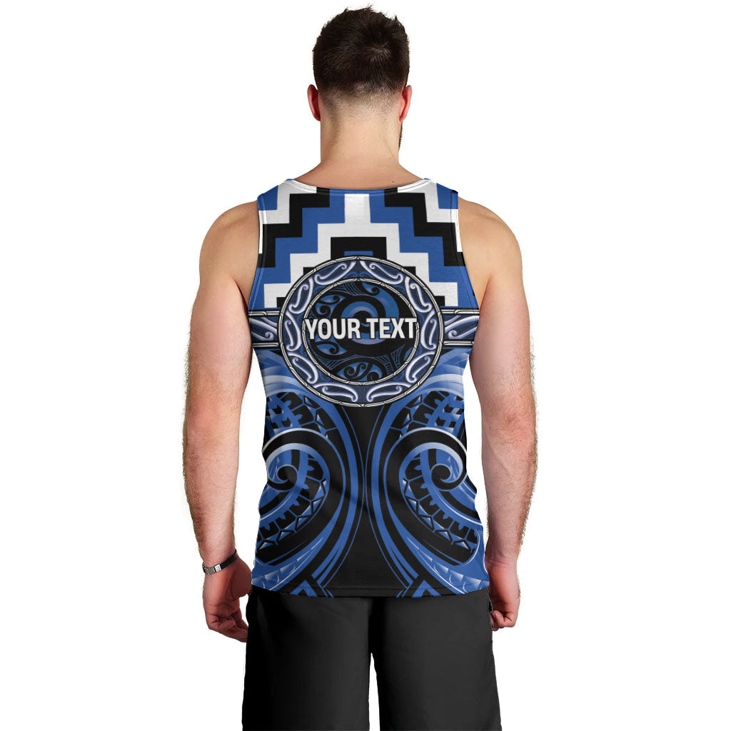 Aotearoa Ngati Ruanui Personalised Men Tank Top Maori Iwi Poutama Puhoro Tattoo LT14 - Polynesian Pride
