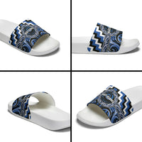 Aotearoa Ngati Ruanui Slide Sandals Maori Iwi Poutama Puhoro Tattoo LT14 - Polynesian Pride