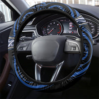 Aotearoa Ngati Ruanui Steering Wheel Cover Maori Iwi Poutama Puhoro Tattoo LT14 - Polynesian Pride