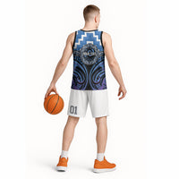 Aotearoa Ngaruahine Personalised Basketball Jersey Maori Iwi Poutama Puhoro Tattoo LT14 - Polynesian Pride