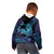 Nukuoro Atoll Kid Hoodie Polynesian Shark Tattoo Purple Gradient Vibes