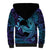 Nukuoro Atoll Sherpa Hoodie Polynesian Shark Tattoo Purple Gradient Vibes