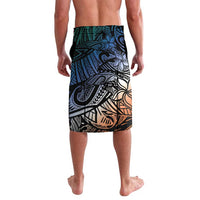 Personalised Kwajalein Atoll Lavalava Polynesian Shark Tattoo Gradient Vibes