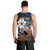 Personalised Kwajalein Atoll Men Tank Top Polynesian Shark Tattoo Gradient Vibes