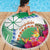 Marshall Islands Kwajalein Atoll Beach Blanket Curves Polynesian Mix Tropical Flowers